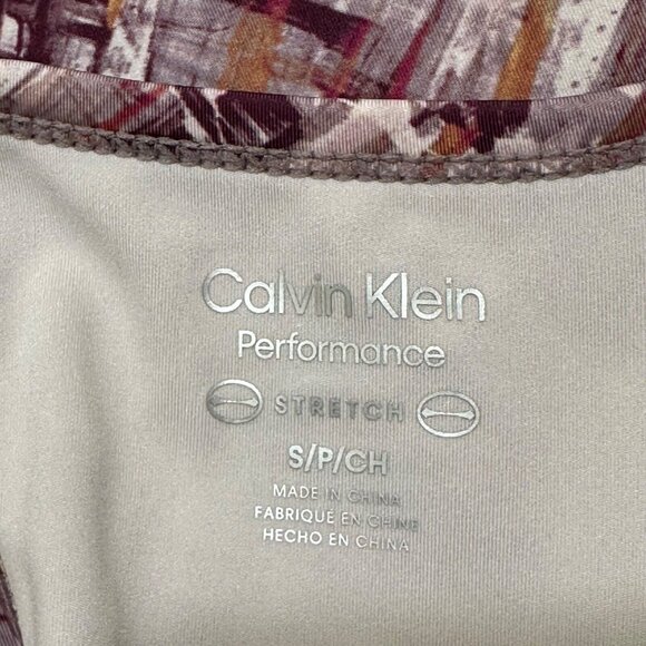 Calvin Klein Womens Size S Performance Print‎ Racerback Crop Tank Top NWT - Picture 8 of 8